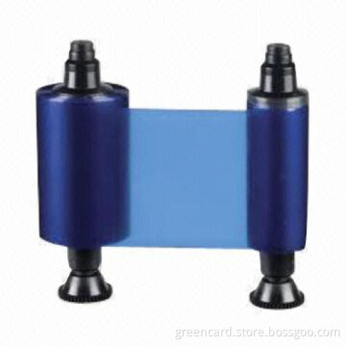 Ribbon for Evolis R2012 Printer, Able to Print Blue and White Images onto Black ID Cards